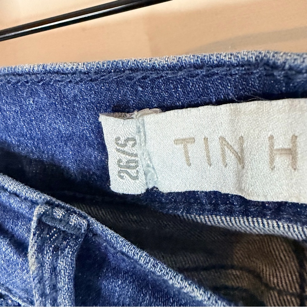 TIN HAUL Women’s Size 26/S Denim Jeans Flare Style Fit Stretch - Picture 9 of 16